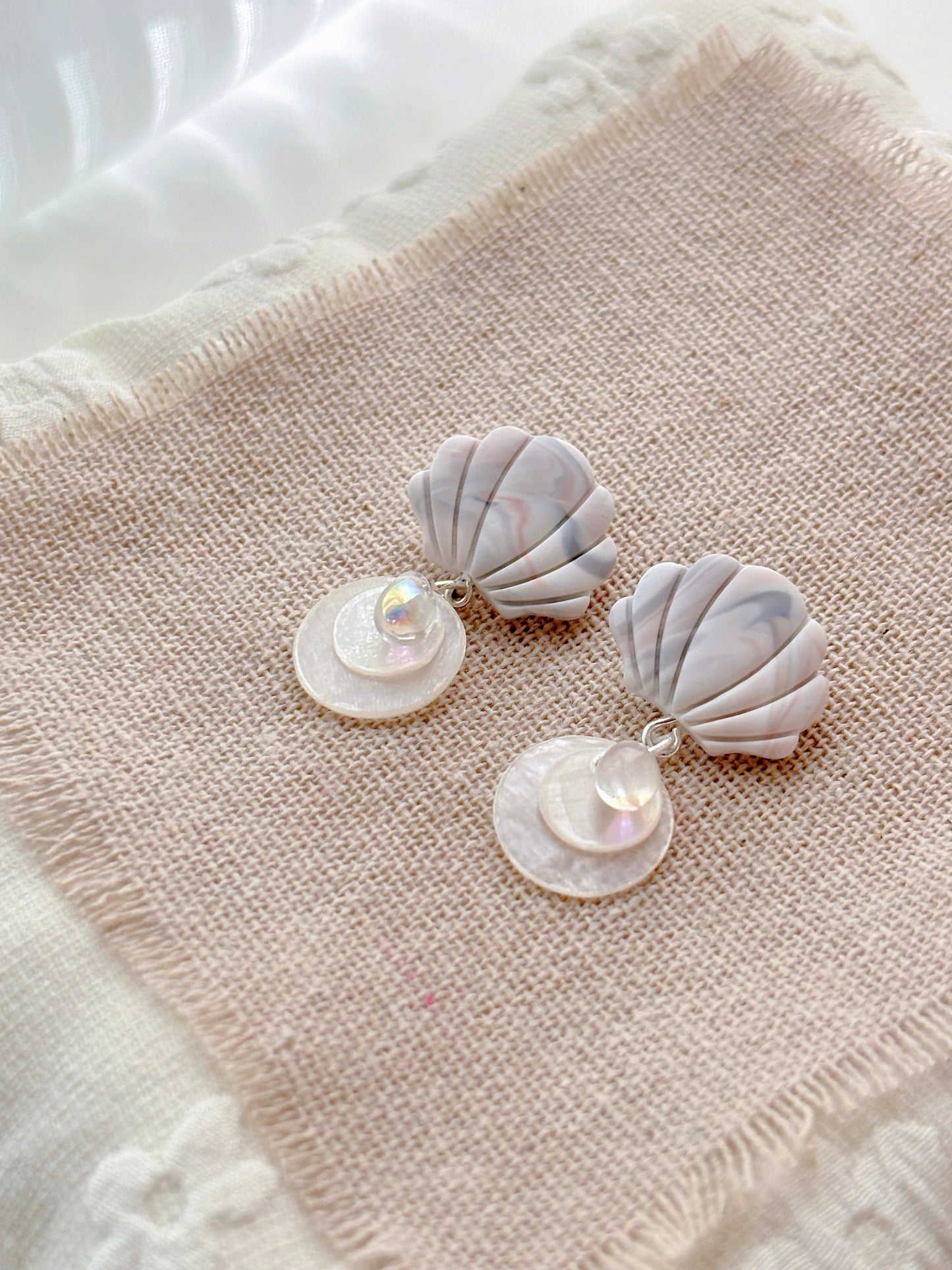 handmade clay earrings