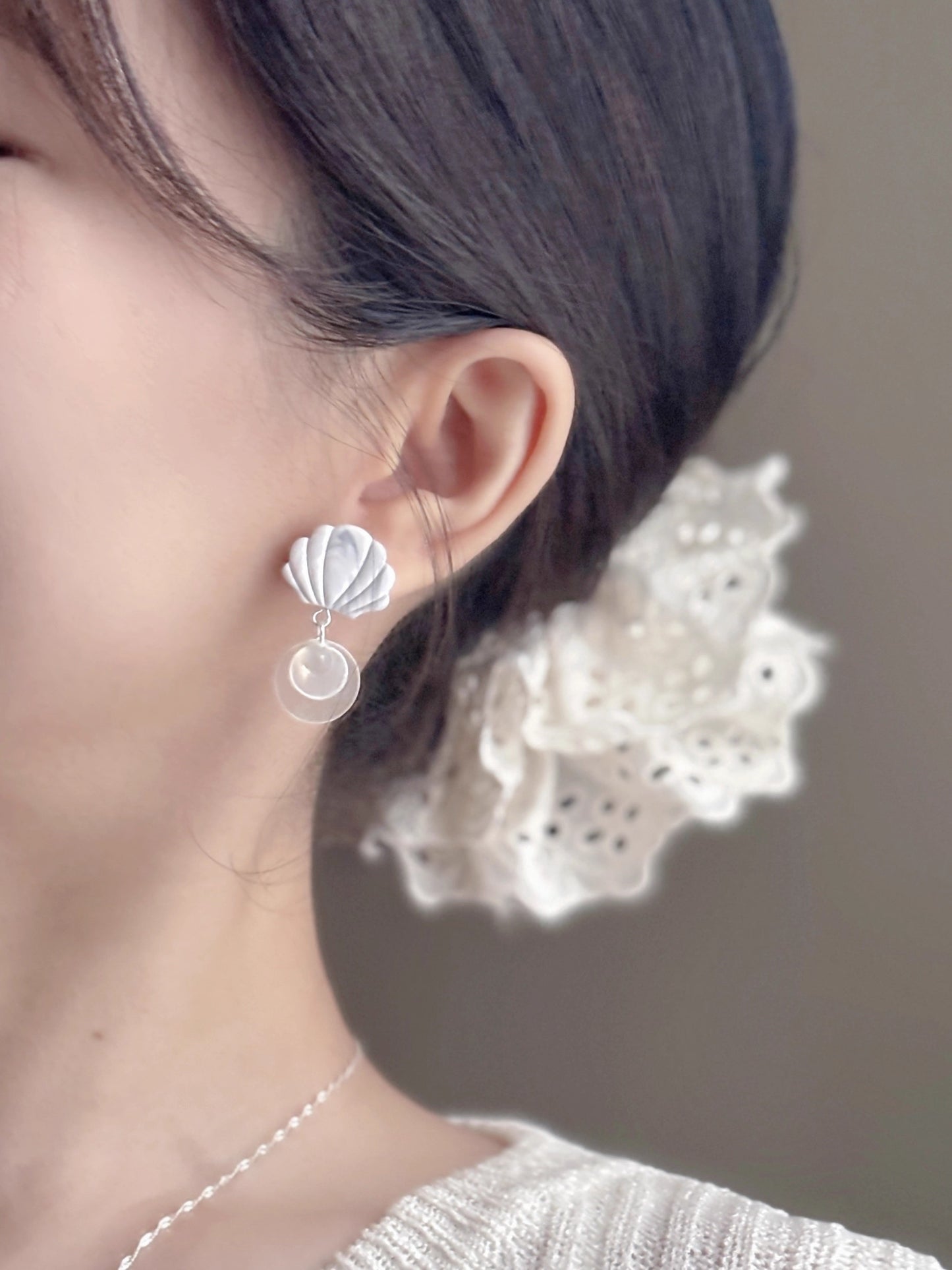 handmade clay earrings