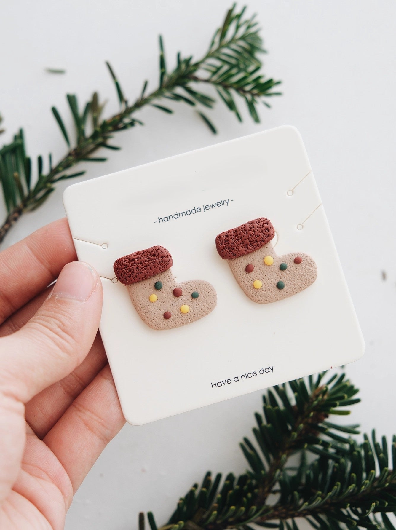 Christmas Limited Edition Polymer Clay Earrings