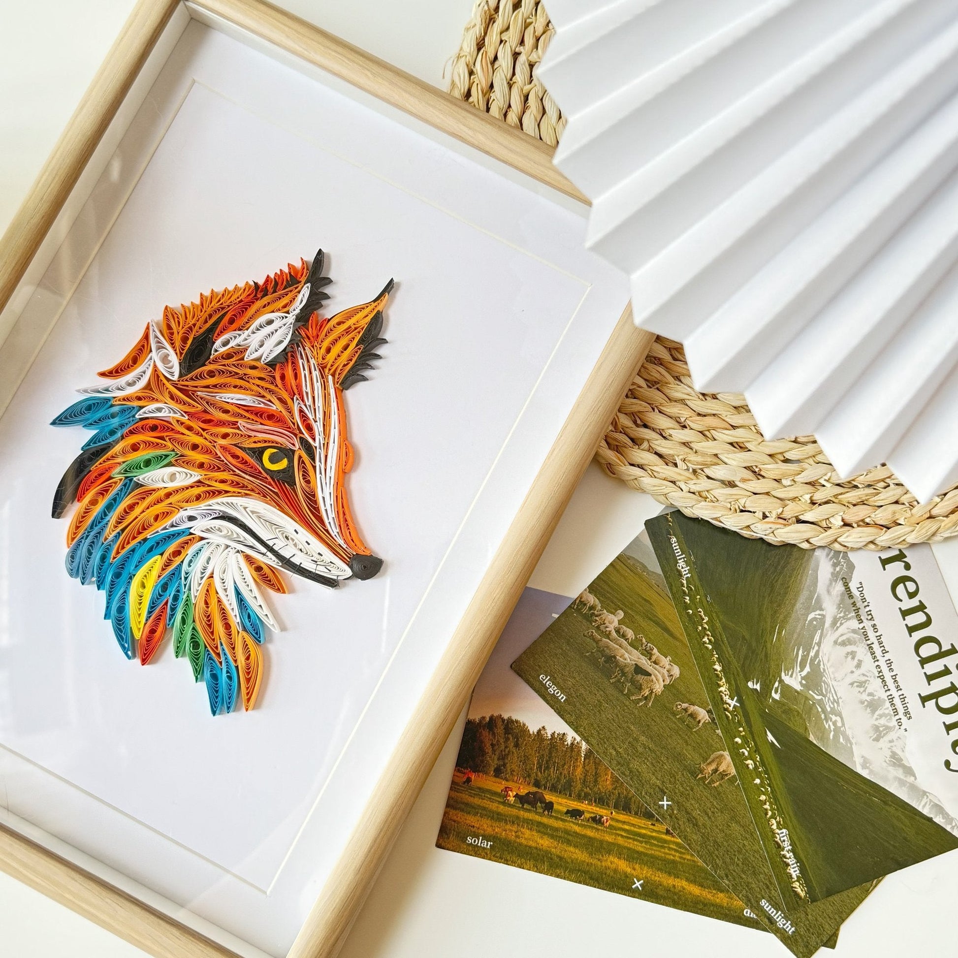 Paper Quilling Fox for Kids